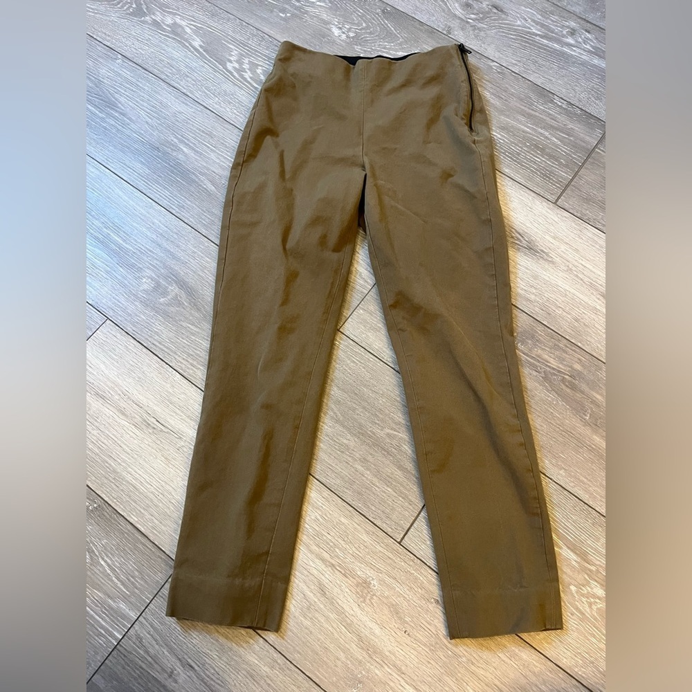 EVERLANE THE BI-STRETCH WORK PANT Olive Green Size 2